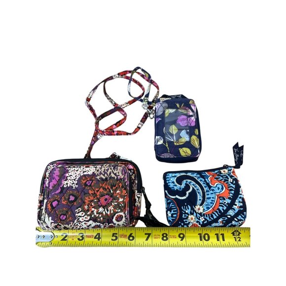 Vera Bradley Crossbody & Wristlet Wallet Trio Set - Picture 2 of 5